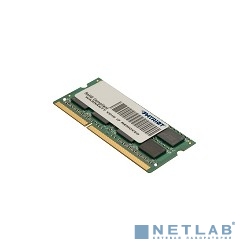Patriot DDR3 SODIMM 4GB PSD34G1600L81S (PC3-12800, 1600MHz, 1.35V)