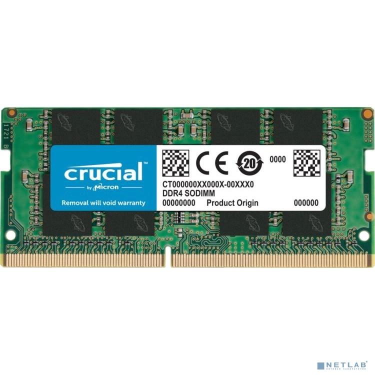 Crucial DDR4 SODIMM 8GB CT8G4SFRA32A PC4-25600, 3200MHz 