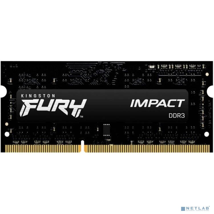 Kingston DRAM 4GB 1600MHz DDR3L CL9 SODIMM 1.35V FURY Impact KF316LS9IB/4