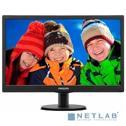 LCD PHILIPS 18.5" 193V5LSB2 (10/62) черный {TN (LED), 1366x768, 5ms, 250cd/m2, 1 000:1, (700:1), 90/65, D-Sub}