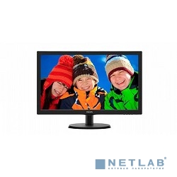LCD PHILIPS 21.5" 223V5LSB2 (10/62) черный {TN 1920x1080 76Hz 5ms 90/65 200cd 600:1 10M:1 D-Sub VESA}