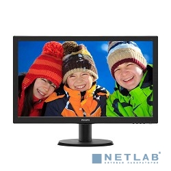 LCD PHILIPS 23.6" 243V5QHABA (00/01) черный {MVA 1920x1080 8ms 178/178 250cd 10M:1 D-Sub DVI HDMI 2x2W}