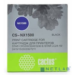 CACTUS NX1500 Картридж ленточный Cactus (CS-NX1500) черный для Star NX-1500/24xx/LC-8211 2000000 зн.