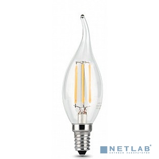 GAUSS 104801105-D Светодиодная лампа LED Filament Свеча на ветру dimmable E14 5W 420lm 2700K 1/10/50 