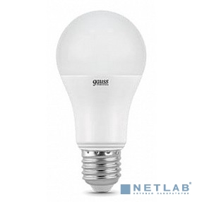 GAUSS 23219 Светодиодная лампа LED Elementary A60 20W E27 1520lm 3000K 1/10/40 0