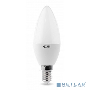 GAUSS 33128 Светодиодная лампа LED Elementary Свеча 8W E14 540lm 4100K 1/10/100 0