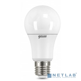 GAUSS 102502212 Светодиодная лампа LED A60 шар 12W E27 1200lm 4100K 1/10/50 