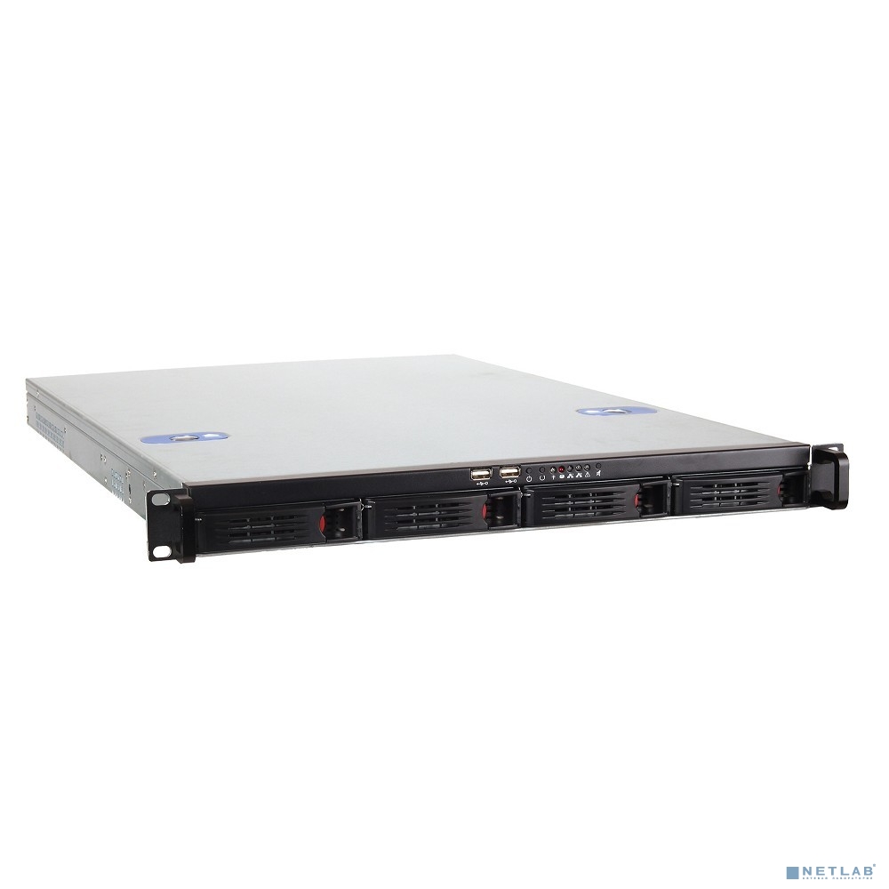 Exegate EX265521RUS Серверный корпус Pro 1U660-HS04 <RM 19",  высота 1U, глубина 660, БП 450ADS, 4xHotSwap, USB>
