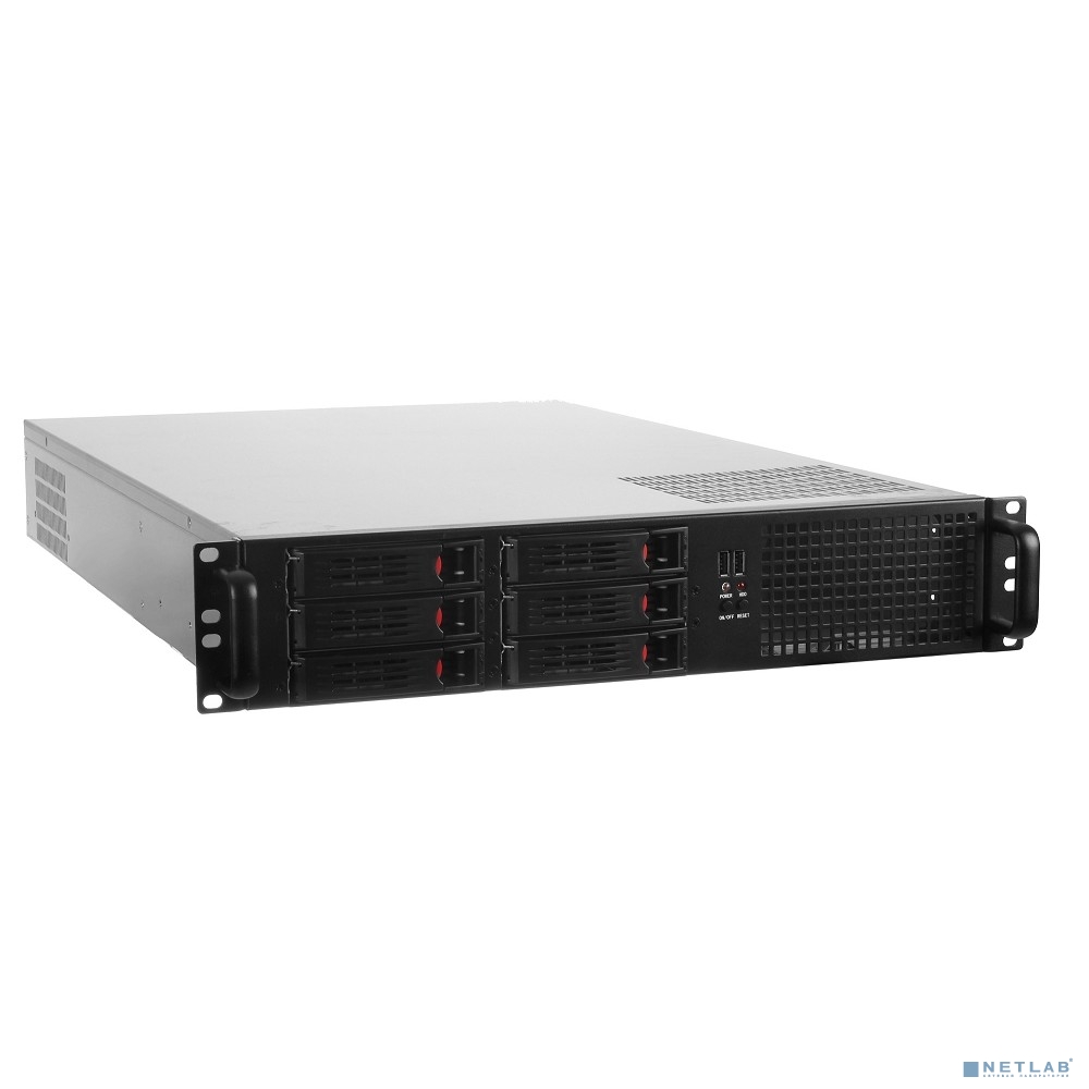 Exegate EX264954RUS Серверный корпус Pro 2U660-HS06 <RM 19",  высота 2U, глубина 660, БП 500ADS, 6xHotSwap, USB>