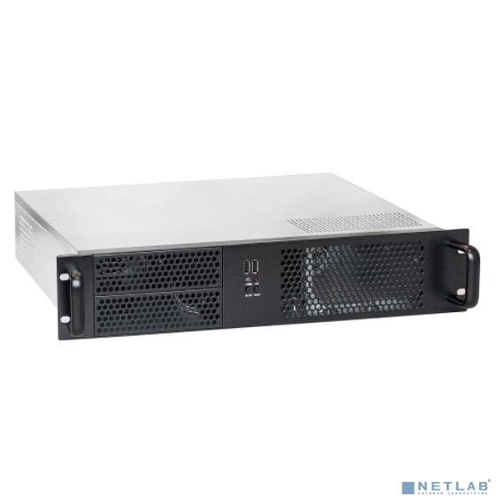 Exegate EX284978RUS Серверный корпус ExeGate Pro 2U650-08 <RM 19", высота 2U, глубина 650, БП 600ADS, 2*USB>