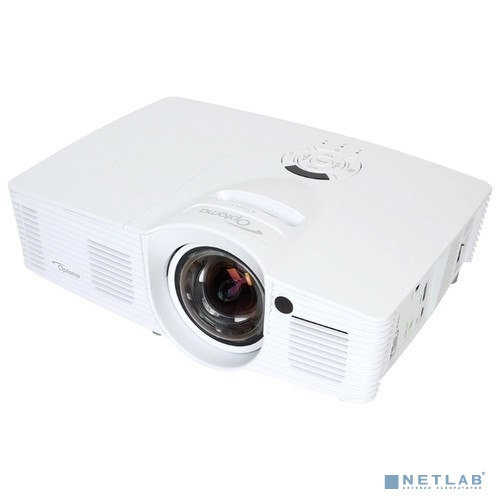 Optoma GT1070Xe короткофокусный проектор белый {DLP 1080p 1920x1080, 2800Lm, 23000:1, 2xHDMI, MHL, 1x10W speaker, 3D Ready, lamp 6500hrs, short-throw} 